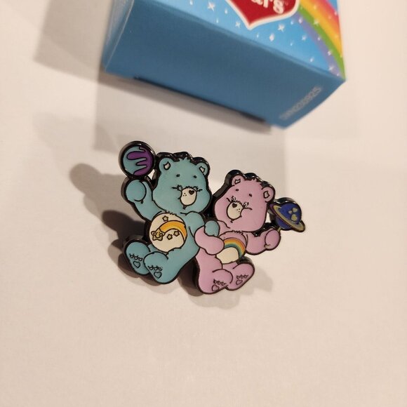 Loungefly Care Bears Cheer and Wish Bear with Planets Pin Blind Box NEW Opened - Picture 6 of 10